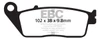 EBC  V-Pad Brake Pad Organic - Left, Front Right, Front left, Rear Right, Rear left, Rear Outer - 207578