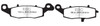 EBC  V-Pad Brake Pad Organic - Front left - 207583