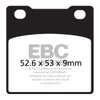 EBC  V-Pad Brake Pad Organic - Rear Right, Rear left - 207610