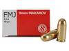 Sellier & Bellot 9mm Makarov 95gr FMJ, 50 per box