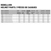 LS2 Rebellion Half Helmet Solid - L - 195494