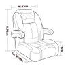 Kimpex Captain Boat Seat High-back captain seat - 778043
