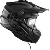 CKX Titan Original Carbon Electric Combo Helmet – Trail and Backcountry Solid - 210° Goggle Included - XS - 512601