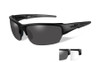 Wiley X SAINT GREY/CLEAR/MATTE BLACK FRAME