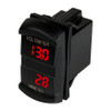Sea Dog Dual Volt/Amp Meter Rocker Switch Style Boat - 738398 - 738398