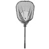 Danielson Landing Net, 24" Telescopic Handle, 16"x19" Hoop Size, Black Rubber