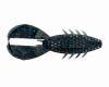 Netbait Baitfuel HexTek The Rascal, 3.5", Black With Blue Flake, 8 pack