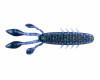 Netbait Baitfuel HexTek Eko Craw, 3.5", Junebug, 10 pack