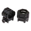 Weaver 6 Hole Tactical Scope Rings 1" Extra High Matte Black