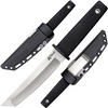 Cold Steel Kobun Plain Edge, 9-7/8" Overall, 5.5" Blade,  3.5mm Thick, Aus8a Steel, 4-3/8" Long Kray-Ex Handle, Secure-Ex Sheath