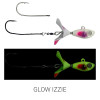 Kalin's Google Eye Tungsten Search Bait, 5/8oz, Glow Izzie