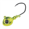 Gamakatsu MaxEye Jig Swim Head, Dual Keepers, 3/8 oz, 3/0 Hook, Chrome Chartreuse, 3pk Gamakatsu MaxEye Jig Swim Head, Dual Keepers, 3/8 oz, 3/0 Hook, Chrome Chartreuse, 3pk