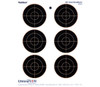 Champion Visi Shot 3" Bullseye Targets 8.5x11" Pkg of 10