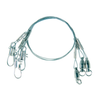 Eagle Claw 6" Ball Bearing Steel Leaders, 30lb Test, 3Pk