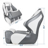 Kimpex Improved Premium Folding Bucket Seat Bucket - 778113