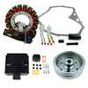 Kimpex HD Stator, Regulator, Improved Magneto Flywheel, Crankcase Cover Gasket Kit and Puller Fits Suzuki - 345572 - 345572