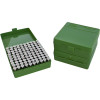 MTM Case-Gard Ammo Box 100 Round Flip-Top 38 - 357, Green