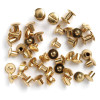 Uncle Mike's Brass Chicago Screws, 24pk