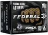 Federal 44 S&W Special 180 Gr Punch Jacketed Hollow Point, 20 Rounds