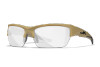 Wiley X Valor Multi-Lens Pack, Smoke Grey/Clear/Light Rust Lenses, Matte Tan Frame