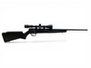 Savage B22 Bolt Action Rifle .22WMR 21" Barrel Black Synthetic Stock With Scorpion 3-9X40