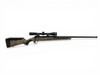 Savage 110 Timberline Bolt Action Rifle .243 Win 24" Threaded And Fluted Barrel Camo Stock With Leupold VX-3 4.5-14X40