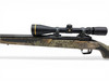Savage 110 Timberline Bolt Action Rifle .243 Win 24" Threaded And Fluted Barrel Camo Stock With Leupold VX-3 4.5-14X40
