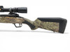 Savage 110 Timberline Bolt Action Rifle .243 Win 24" Threaded And Fluted Barrel Camo Stock With Leupold VX-3 4.5-14X40