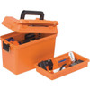 Plano Extra Large Dry Box with Tray,  17" x 13" x 10.38", Orange
