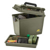 Plano Deep Field Box with Tray, 17" x 10.38" x 13", Green