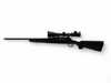 Savage Axis Bolt Action Rifle 22-250 Rem 22" Barrel Black Synthetic Stock Scorpion 3-9X50 Scope