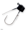 ZMan Finesse Shroomz Weedless 1/10 oz Jig Heads, Black, 5 Pack
