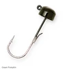 ZMan Finesse Shroomz 1/20 oz  Jig Heads, Green Pumpkin, 5 Pack