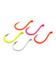 Gamakatsu Fluorescent Walleye and Steelhead Octopus Hook Assortment, Size 8, Multi-colour Pack, 20pk