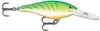 Rapala Shad Rap Crankbait, 2 3/4", Green Tiger UV