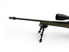 Mossberg Patriot Bolt Action Rifle .308 Win 22" Threaded Fluted Barrel Green Stock W/ UTG 6-24X50 Scope And Bipod