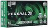 Federal American Eagle 40 S&W 120 Gr Indoor Range Training Lead Free Ball, 50 Rounds