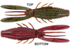 Rapala CrushCity Bronco Bug, 4", Chile Craw, 6 Pack