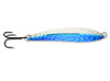 Williams WhiteFish Spoon, 4-1/4", 3/4oz, Electric Blue/Silver Honeycomb