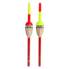 Eagle Claw Balsa Style Oval Spring Stick Float, 3/4" x 6" Stem, 2Pk
