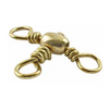 Danielson Brass Crossline  3-Way Swivel, #2, 3pk