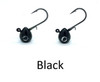 WNC TearJerker Tungsten Jig, 1/8oz, Black, 2pk