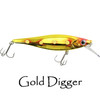 WNC Square-Bill Reaper Crankbait, 4.5", 14'+ Depth, Gold Digger