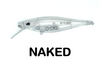 WNC Square-Bill Reaper Crankbait, 4.5", 14'+ Depth, Naked