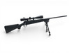 Remington 783 Bolt Action Rifle .22-250 22" Barrel Black Synthetic With Bushnell 4-16X40 Scope And Bipod