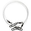 Eagle Claw Lazer Sharp QuickLink Leader, 40lb, 24", Fluorocarbon, 3 pk