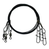 Eagle Claw 24" Steel Wire Leader, 45 lb, Black, 3 Pack
