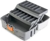 Plano Two-Tray Tackle Box, Light/Dark Grey