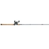 Pflueger President Baitcast Combo, 7' Medium Heavy 1pc, LH LP 6+1 Bearing Reel
