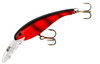 Cotton Cordell Wally Diver Crankbait, 3 1/8", 1/2 oz, Fluorescent Red/Black